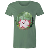 Forest Nine Tailed Fox Women's Maple Tee