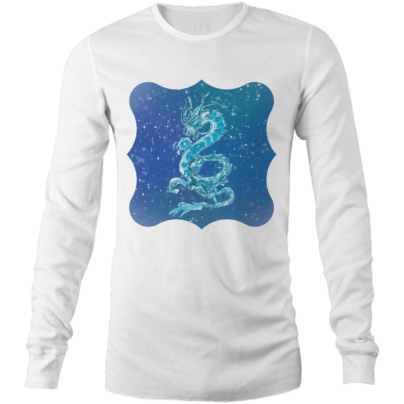 Blue Dragon Mens Long Sleeve TShirt Ogo Merch