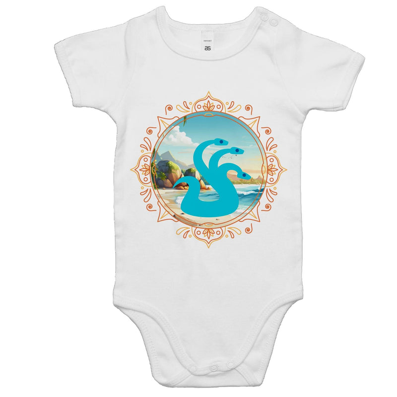 Beach Hydra AS Colour Mini Me Baby Onesie Romper Ogo Merch