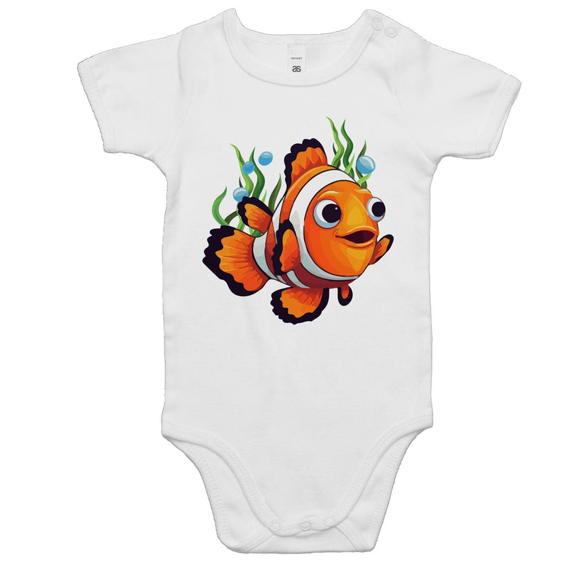 Clown Fish AS Colour Mini Me - Baby Onesie Romper Ogo Merch