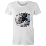 Three Wolves AS Colour - Women's Maple Tee