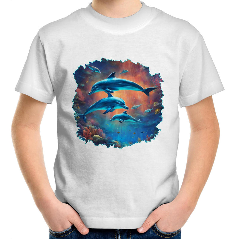 Dolphins AS Colour Kids Youth T-Shirt Ogo Merch