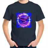 Eagle in Swirl AS Colour Kids Youth T-Shirt