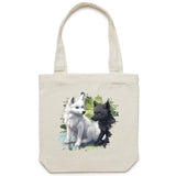 Two Wolves AS Colour - Carrie - Canvas Tote Bag