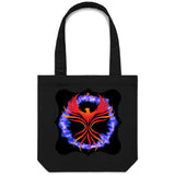 Fire Ring Phoenix Canvas Tote Bag