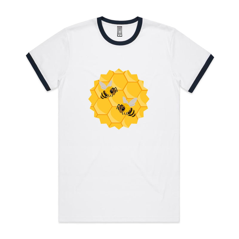 Bees AS Colour Staple Ringer Tee Ogo Merch