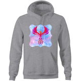 Red Phoenix Pocket Hoodie Sweatshirt