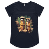 Cool Meerkats AS Colour Mali - Womens Scoop Neck T-Shirt