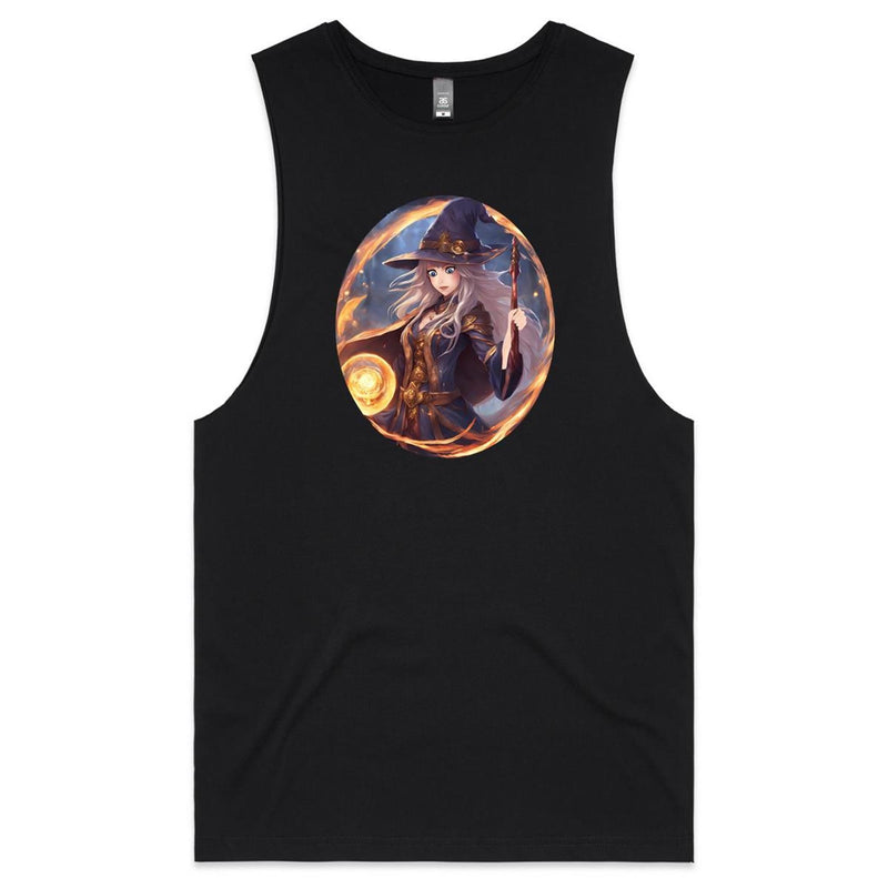 Flame Witch AS Colour Barnard - Mens Tank Top Tee Ogo Merch