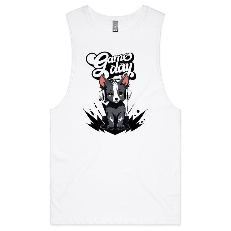 Game Day Pup AS Colour Barnard - Mens Tank Top Tee Ogo Merch