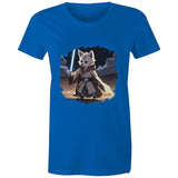 Wolf with Lightsaber AS Colour Women's Maple Tee