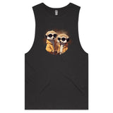 Meerkats in Jackets AS Colour Barnard - Mens Tank Top Tee