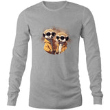 Meerkats in Jackets AS Colour Base Mens Long Sleeve TShirt