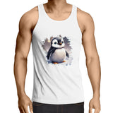 Penguin AS Colour Lowdown Mens Singlet Top