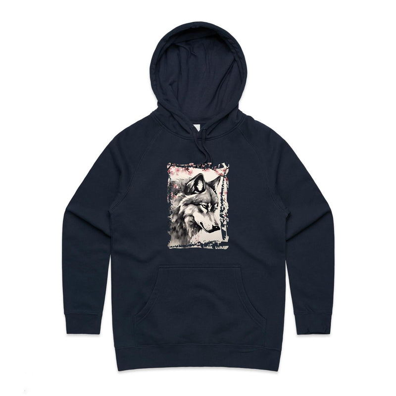Wolf and Flowers AS Colour - Women's Supply Hood Ogo Merch