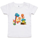 Dinosaur Babies AS Colour - Infant Wee Tee