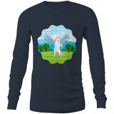 Colourful Pegasus AS Colour Base - Mens Long Sleeve T-Shirt