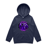 Shining Purple Dragon AS Colour Youth Supply Hood