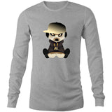 Meerkat in Cap AS Colour Base - Mens Long Sleeve T-Shirt