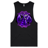 Shining Purple Dragon AS Colour Barnard Mens Tank Top Tee