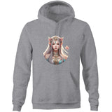 Mythical Elf AS Colour Stencil - Pocket Hoodie Sweatshirt