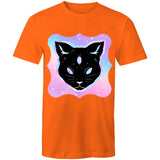 Psychic Cat AS Colour Staple Mens TShirt