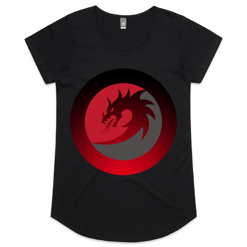 Dragon Shadow AS Colour Mali Womens Scoop Neck TShirt Ogo Merch