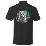 Wolf Print AS Colour Chad S/S Polo Shirt