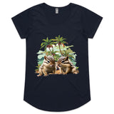 Beach Chipmunks AS Colour Mali - Womens Scoop Neck T-Shirt