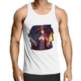 Witch AS Colour Lowdown - Mens Singlet Top