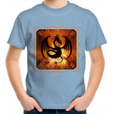 Volcanic Dragon AS Colour Kids Youth TShirt