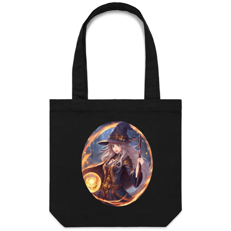 Flame Witch AS Colour - Carrie - Canvas Tote Bag Ogo Merch