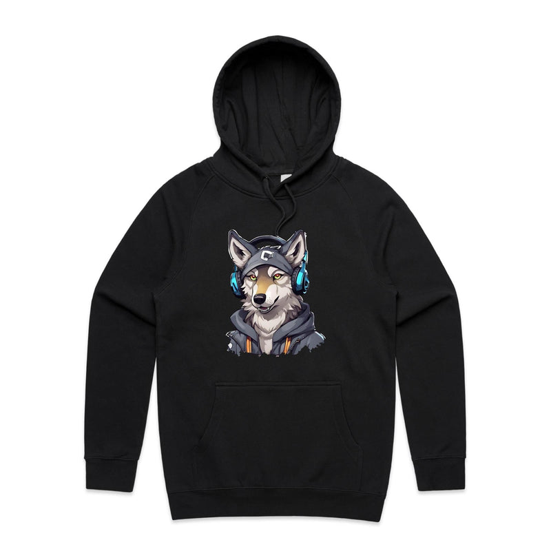 Gaming Wolf AS Colour Supply Hood Ogo Merch