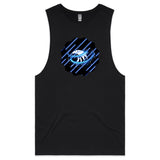 Blue Swirl Eagle AS Colour Barnard - Mens Tank Top Tee