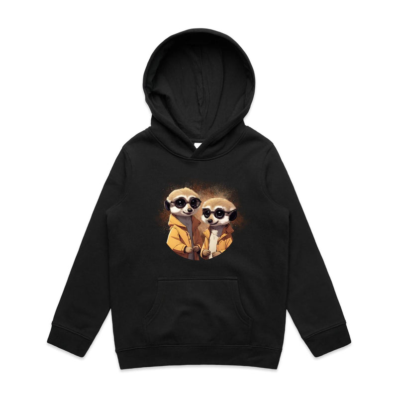 Meerkats in Jackets AS Colour - Youth Supply Hood Ogo Merch