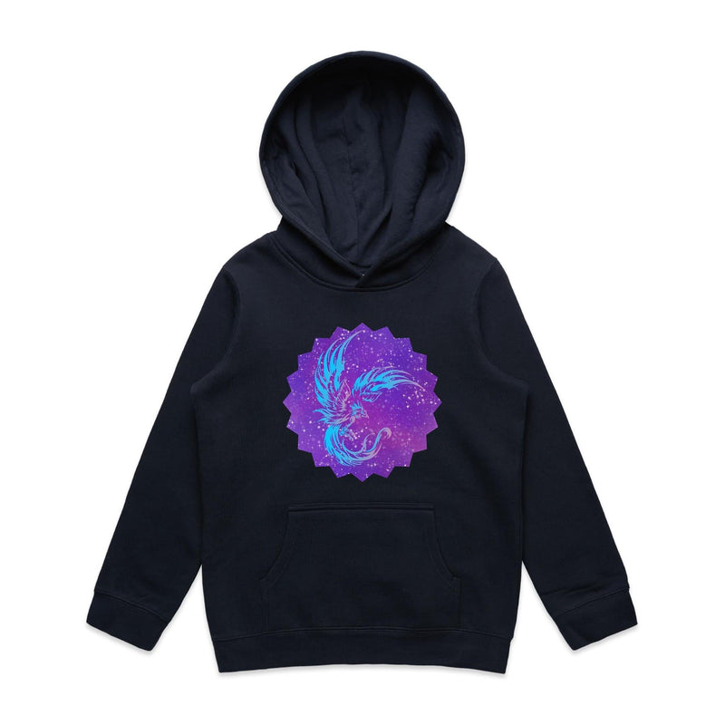 Blue Phoenix Youth Supply Hood Ogo Merch