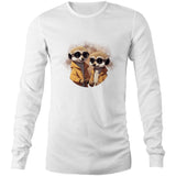 Meerkats in Jackets AS Colour Base Mens Long Sleeve TShirt