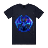 Glowing Blue Dragon AS Colour Staple Tee