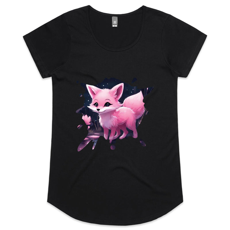 Fox AS Colour Mali Womens Scoop Neck T-Shirt Ogo Merch