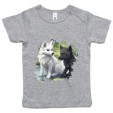 Two Wolves AS Colour Infant Wee Tee