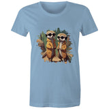 Cool Meerkats AS Colour - Women's Maple Tee