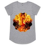 Flaming Phoenix AS Colour Mali Womens Scoop Neck Tshirt