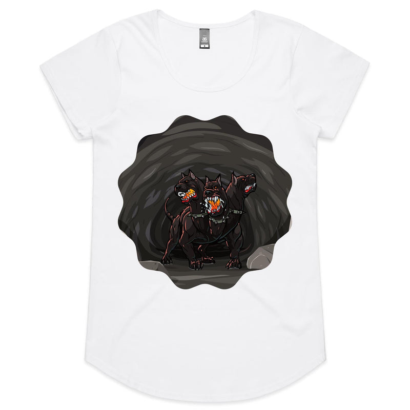 Cave Cerberus AS Colour Mali Womens Scoop Neck TShirt Ogo Merch