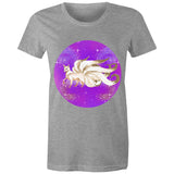 Shining Nine Tailed Fox Women's Maple Tee