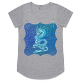 Blue Dragon Womens Scoop Neck TShirt