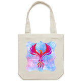 Red Phoenix Canvas Tote Bag