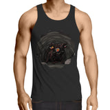 Cave Cerberus AS Colour Lowdown Mens Singlet Top