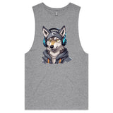 Gaming Wolf AS Colour Barnard Mens Tank Top Tee