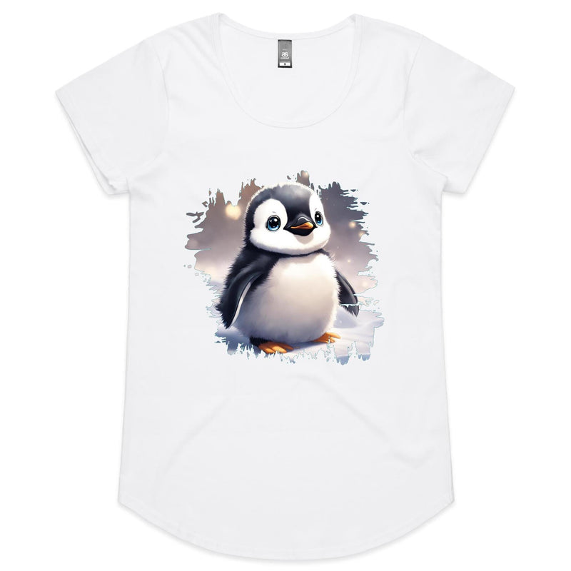 Penguin AS Colour Mali Womens Scoop Neck TShirt Ogo Merch