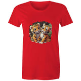 Baby Tigers AS Colour - Women's Maple Tee